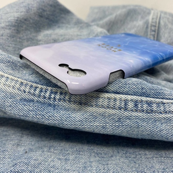 iPhone 6s Case Blue Water Print Gold Cover NEW - Picture 5 of 8